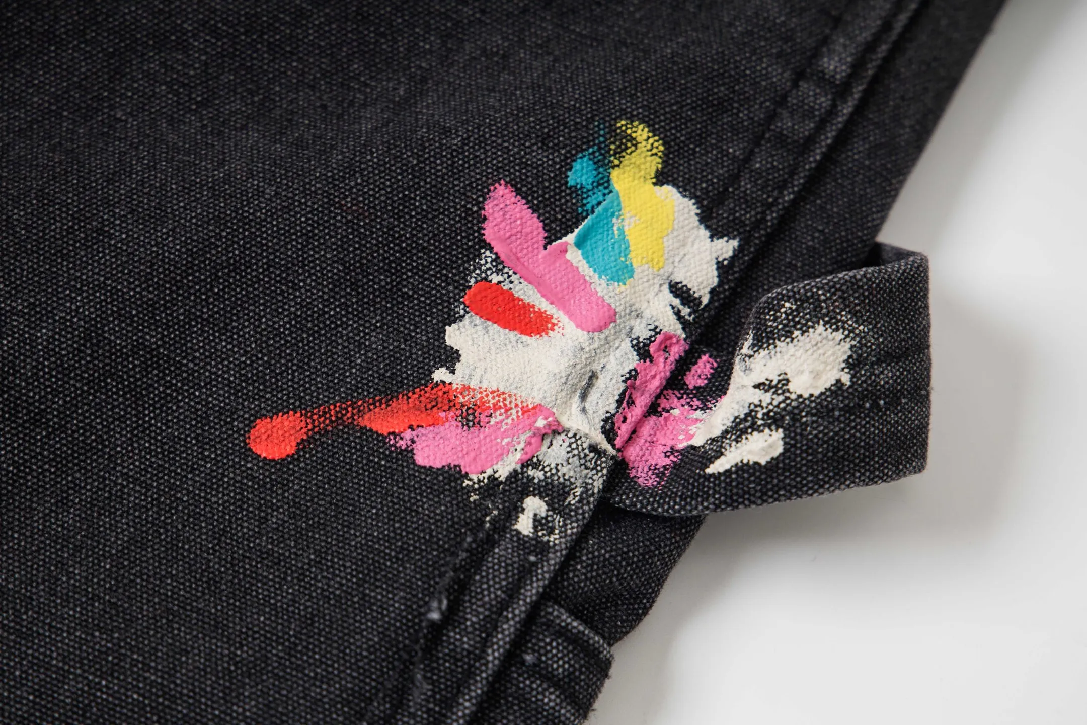 💰240 GALLERY DEPT spliced ​​ink-washed jeans, truly restoring the ultimate texture of Vintage, three-dimensional version, loose and comfortable, not picky about the figure, taller and slimmer, factory-made, original quality control, same style for men and women, can be matched with couples, versatile recommendation, must-have jeans for all seasons, fashionistas have been disappointed. From the quality selection of fabrics, the tailoring of details, and the matching of patterns, they are all impeccable! The upper body is so handsome when worn...it can be easily worn by men, women and children! The craftsmanship is made of heavy-duty washed pure cotton denim fabric. After washing, it is soft and thick. It is very stylish when worn on the body. Style number: 1800# Color: black Size: 28 30 32 34 36